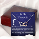 To My Daughter From Dad, Daughter Necklace, Father to Daughter Gift, Birthday Gift To Daughter From Dad, Gift From Dad To Daughter