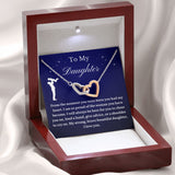 To My Daughter From Dad, Daughter Necklace, Father to Daughter Gift, Birthday Gift To Daughter From Dad, Gift From Dad To Daughter