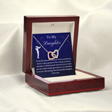 To My Daughter From Dad, Daughter Necklace, Father to Daughter Gift, Birthday Gift To Daughter From Dad, Gift From Dad To Daughter