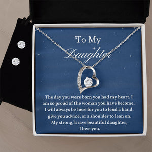 To My Daughter From Dad, Daughter Necklace, Father to Daughter Gift, Birthday Gift To Daughter From Dad, Gift From Dad To Daughter