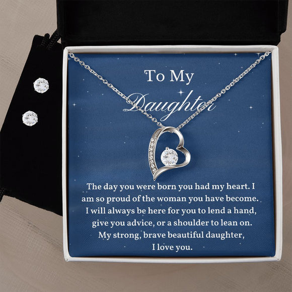 To My Daughter From Dad, Daughter Necklace, Father to Daughter Gift, Birthday Gift To Daughter From Dad, Gift From Dad To Daughter