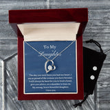 To My Daughter From Dad, Daughter Necklace, Father to Daughter Gift, Birthday Gift To Daughter From Dad, Gift From Dad To Daughter