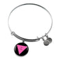The Pink Triangle Charm Bracelet - TreasureNoni