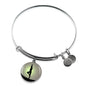 Yoga Pose Circle Charm Bracelet Yoga Lover Charm Bracelet with the Option to Engrave. - TreasureNoni