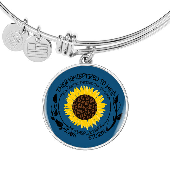 Inspirational Graphic Bracelet, Empowered Women, Sunflower Bracelet, Girl Power, Motivational Designs Girlfriend Gifts, Empowerment Gifts