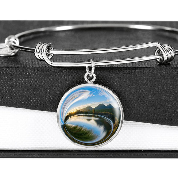 Mountain Jewelry, Mountain Bracelet, Mountain Pendant, Nature Jewelry - TreasureNoni