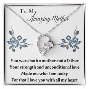 Single Mom Gift Necklace, Present for Single Mother, Super Mom, Father's Day Gift For Single Mom, Best Mom, Birthday Gift For Single Mom