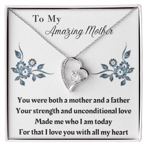 Single Mom Gift Necklace, Present for Single Mother, Super Mom, Father's Day Gift For Single Mom, Best Mom, Birthday Gift For Single Mom