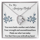 Single Mom Gift Necklace, Present for Single Mother, Super Mom, Father's Day Gift For Single Mom, Best Mom, Birthday Gift For Single Mom