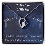 Heart Pendant Necklace For Wife, Heart Necklace For Girlfriend, Heart Jewelry For Significant Other