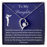 To My Daughter From Dad, Daughter Necklace, Father to Daughter Gift, Birthday Gift To Daughter From Dad, Gift From Dad To Daughter