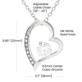 To My Daughter From Dad, Daughter Necklace, Father to Daughter Gift, Birthday Gift To Daughter From Dad, Gift From Dad To Daughter
