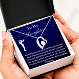 To My Daughter From Dad, Daughter Necklace, Father to Daughter Gift, Birthday Gift To Daughter From Dad, Gift From Dad To Daughter