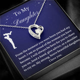 To My Daughter From Dad, Daughter Necklace, Father to Daughter Gift, Birthday Gift To Daughter From Dad, Gift From Dad To Daughter