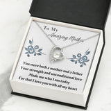 Single Mom Gift Necklace, Present for Single Mother, Super Mom, Father's Day Gift For Single Mom, Best Mom, Birthday Gift For Single Mom