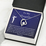 To My Daughter From Dad, Daughter Necklace, Father to Daughter Gift, Birthday Gift To Daughter From Dad, Gift From Dad To Daughter