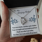 Single Mom Gift Necklace, Present for Single Mother, Super Mom, Father's Day Gift For Single Mom, Best Mom, Birthday Gift For Single Mom