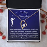 To My Daughter From Dad, Daughter Necklace, Father to Daughter Gift, Birthday Gift To Daughter From Dad, Gift From Dad To Daughter