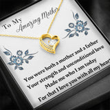 Single Mom Gift Necklace, Present for Single Mother, Super Mom, Father's Day Gift For Single Mom, Best Mom, Birthday Gift For Single Mom