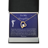 To My Daughter From Dad, Daughter Necklace, Father to Daughter Gift, Birthday Gift To Daughter From Dad, Gift From Dad To Daughter