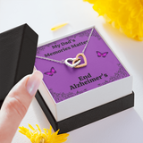 My Dad's Memories Matter Alzheimers Jewelry, Alzheimers Necklace, Alzheimers Awareness, Alzheimers Support Dad, End Alzheimers