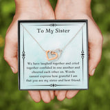 Gift For Sister, Birthday Gift For Sister, Pendant Jewelry For Sister, Necklace For Sister, Wedding Gift For Sister