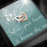 Positivity Gift, Strength Necklace, Positive Message, Encouragement Necklace Gift, Motivational Gift, Healing Jewelry,