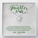 Daughter Gift from Mom to Daughter Necklace for Daughter Gift for Daughter from Mom daughter daughter birthday gift