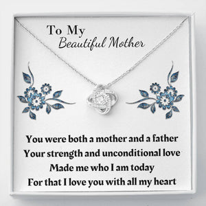 Single Mom Gift Necklace, Present for Single Mother, Super Mom, Father's Day Gift For Single Mom, Best Mom, Birthday Gift For Single Mom