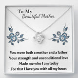 Single Mom Gift Necklace, Present for Single Mother, Super Mom, Father's Day Gift For Single Mom, Best Mom, Birthday Gift For Single Mom