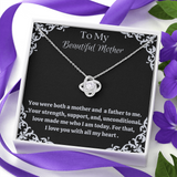Single Mom Gift Necklace, Present for Single Mother, Super Mom, Christmas Gift For Single Mom, Best Mom, Birthday Gift For Single Mom