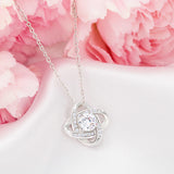 Gift For Daughter, Love Knot Necklace, Gift For Daughter From Mother, Inspirational Gift For Daughter