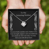 Single Mom Gift Necklace, Present for Single Mother, Super Mom, Christmas Gift For Single Mom, Best Mom, Birthday Gift For Single Mom