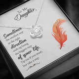 Gift For Daughter, Love Knot Necklace, Gift For Daughter From Mother, Inspirational Gift For Daughter