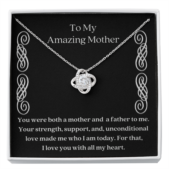 Single Mom Gift Necklace, Present for Single Mother, Super Mom, Christmas Gift For Single Mom, Best Mom, Birthday Gift For Single Mom
