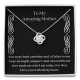 Single Mom Gift Necklace, Present for Single Mother, Super Mom, Christmas Gift For Single Mom, Best Mom, Birthday Gift For Single Mom