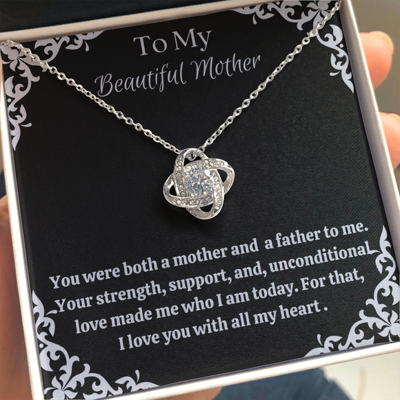 Single Mom Gift Necklace, Present for Single Mother, Super Mom, Christmas Gift For Single Mom, Best Mom, Birthday Gift For Single Mom