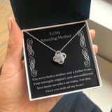 Single Mom Gift Necklace, Present for Single Mother, Super Mom, Christmas Gift For Single Mom, Best Mom, Birthday Gift For Single Mom