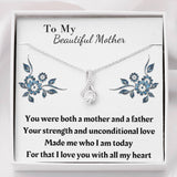 Single Mom Gift Necklace, Present for Single Mother, Super Mom, Father's Day Gift For Single Mom, Best Mom, Birthday Gift For Single Mom