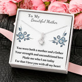 Single Mom Gift Necklace, Present for Single Mother, Super Mom, Father's Day Gift For Single Mom, Best Mom, Birthday Gift For Single Mom