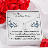 Single Mom Gift Necklace, Present for Single Mother, Super Mom, Father's Day Gift For Single Mom, Best Mom, Birthday Gift For Single Mom