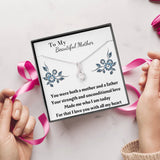 Single Mom Gift Necklace, Present for Single Mother, Super Mom, Father's Day Gift For Single Mom, Best Mom, Birthday Gift For Single Mom