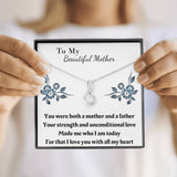 Single Mom Gift Necklace, Present for Single Mother, Super Mom, Father's Day Gift For Single Mom, Best Mom, Birthday Gift For Single Mom