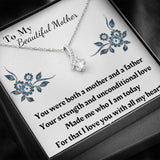 Single Mom Gift Necklace, Present for Single Mother, Super Mom, Father's Day Gift For Single Mom, Best Mom, Birthday Gift For Single Mom