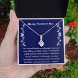 Mothers Day Gift, Gift For Mom, Mother's Day Necklace, Mothers Day Gift From Son, Mother's Day Pendant Necklace From Son, Mother's Day