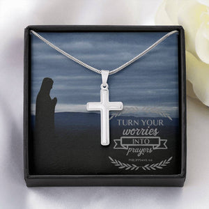 Christian Jewelry Christian Necklace Religious Jewelry Faith Necklace Bible Verse Necklace Cross Necklace