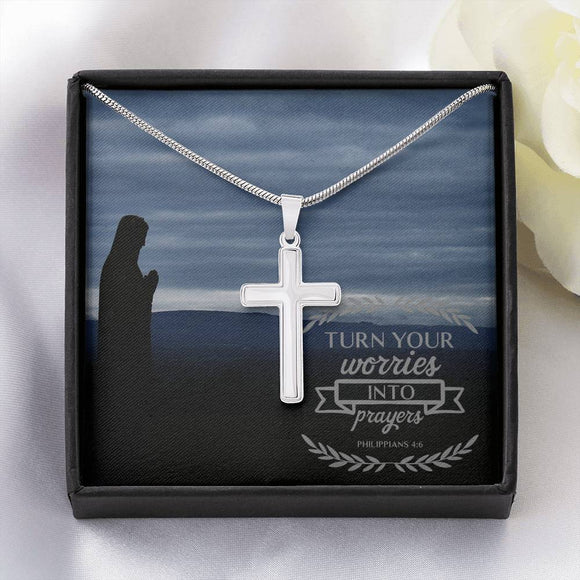 Christian Jewelry Christian Necklace Religious Jewelry Faith Necklace Bible Verse Necklace Cross Necklace