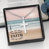 Cross Necklace, Religious Jewelry, Scripture, Christian jewelry, Bible, Jesus, Christian, Christian Quote Bible Verse, Faith Jewelry