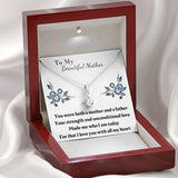 Single Mom Gift Necklace, Present for Single Mother, Super Mom, Father's Day Gift For Single Mom, Best Mom, Birthday Gift For Single Mom