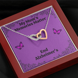 My Mom's Memories Matter Alzheimers Jewelry, Alzheimers Necklace, Alzheimers Awareness, Alzheimers Support Mom, End Alzheimers